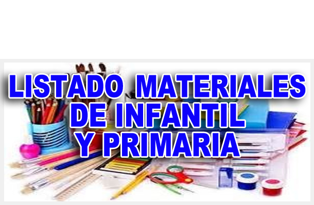 Listado Materiales Infantil Primaria 18 19